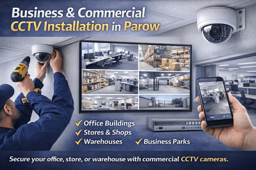 Commercial CCTV installation in Parow for offices, shops and warehouses