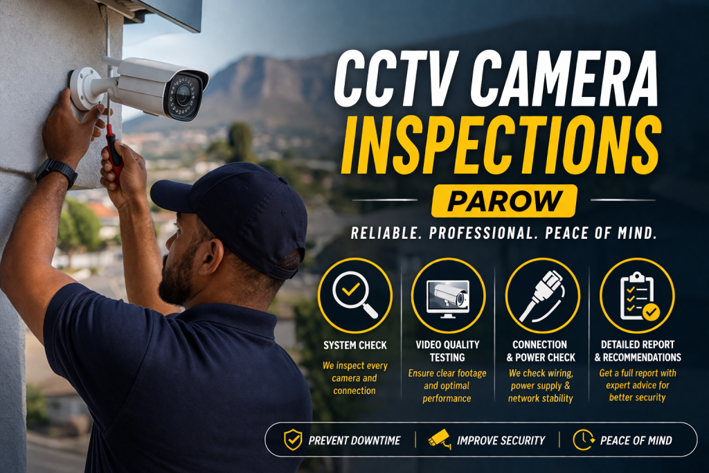 CCTV camera inspections in Parow for home and business security systems