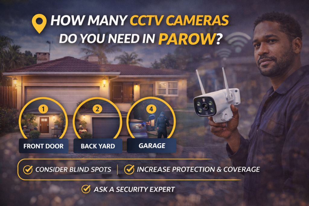 how many CCTV cameras needed for home and business in Parow
