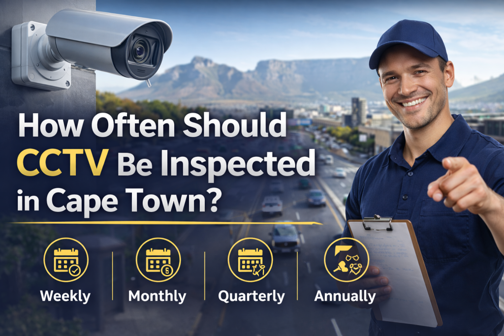 how often should CCTV be inspected in Cape Town for homes and businesses